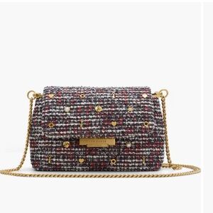 TED BAKER GINN Black Combo Noir Bag, NWT